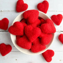 Load image into Gallery viewer, One Red Felt Heart
