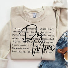 Load image into Gallery viewer, Dog Mom Sweatshirt Crewneck Dog Lovers Gift