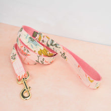 Load image into Gallery viewer, 'Lulu' Pink Floral Voile Dog Leash