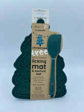 Load image into Gallery viewer, Christmas Tree Enrichment Lick Mat with Silicone Spatula