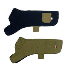 Load image into Gallery viewer, Dog Reversible Puffer/Teddy Fleece Coat