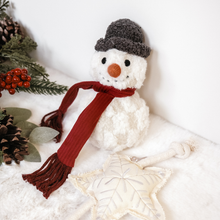 Load image into Gallery viewer, SNOWMAN//ENRICHMENT DOG TOY // HOLIDAY