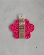 Load image into Gallery viewer, Hot Pink Paw Print Enrichment Lick Mat