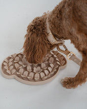 Load image into Gallery viewer, Dexypaws Silicone Snuffle Mat "Hide + Seek" Dog Face, Beige