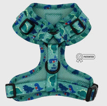 Load image into Gallery viewer, ‘Dino Darling’ Adjustable Harness by Sassy Woof