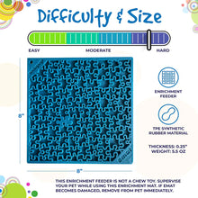 Load image into Gallery viewer, Licking Mat- Blue Jigsaw