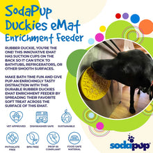 Load image into Gallery viewer, Licking Mat- Yellow Duckies with Suction Cups