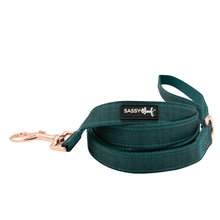 Load image into Gallery viewer, ‘Forest’ Fabric Leash by Sassy Woof