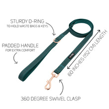 Load image into Gallery viewer, ‘Forest’ Fabric Leash by Sassy Woof