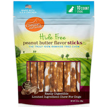 Load image into Gallery viewer, Canine Naturals Hide Free Peanut Butter Recipe Sticks
