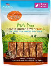Load image into Gallery viewer, Canine Naturals Hide Free Peanut Butter Recipe Sticks