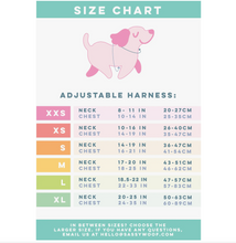 Load image into Gallery viewer, Dog Adjustable Harness - Sakura by Sassy Woof