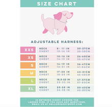 Load image into Gallery viewer, Dog Adjustable Harness - Strawberry Fields Furever by Sassy Woof