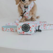 Load image into Gallery viewer, Sakura Floral Prink Dog Waste Bag Holder by Sassy Woof