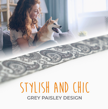 Load image into Gallery viewer, 6' Designer Dog Leash (Grey Paisley)