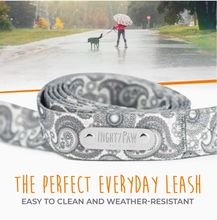 Load image into Gallery viewer, 6' Designer Dog Leash (Grey Paisley)