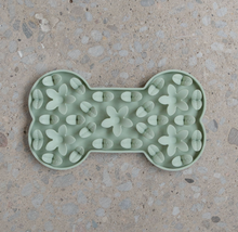 Load image into Gallery viewer, Sage Green Dog Bone Enrichment Snuffle Mat
