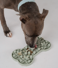 Load image into Gallery viewer, Sage Green Dog Bone Enrichment Snuffle Mat