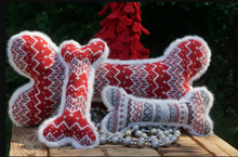 Load image into Gallery viewer, Nordic Frost Durable Plush Bone Dog Toys