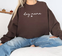 Load image into Gallery viewer, Dog Mama Sweatshirt Crewneck Dog Lovers Gift