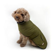 Load image into Gallery viewer, Dog Reversible Puffer/Teddy Fleece Coat