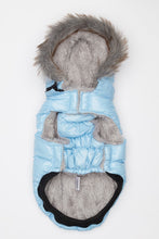 Load image into Gallery viewer, Elite Reflective Coat - Ice Blue by Hip Doggie