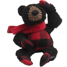 Load image into Gallery viewer, Fireside Collection Black Bear Knottie by HuggleHounds