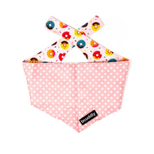 Load image into Gallery viewer, Dog Bandana - Blush Pink Donut by Bcuddly