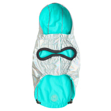 Load image into Gallery viewer, GF Pet Reversible Raincoat - Teal/Iridescent
