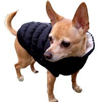Load image into Gallery viewer, HD Crown Scrunchy Puffer Vest – Black by Hip Doggie