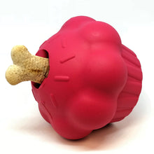 Load image into Gallery viewer, MKB CUPCAKE DURABLE RUBBER CHEW TOY & TREAT DISPENSER โ PINK