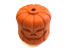 Load image into Gallery viewer, MKB JACK O' LANTERN DURABLE RUBBER CHEW TOY & TREAT DISPENSER - LARGE - ORANGE