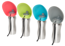 Load image into Gallery viewer, Stainless Travel Bottle with Silicone Flip Up Bowl, 24oz / 700mL, 3 Colors Available