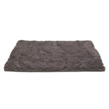 Load image into Gallery viewer, Microfiber Drying Mat and Towel with Hand Pockets, Medium 36" x 24", Cool Grey