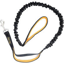 Load image into Gallery viewer, Dual Handle Bungee Leash - Black