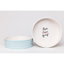 Load image into Gallery viewer, Sagres Pet Bowl - Live Love Woof