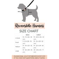 Load image into Gallery viewer, 'Dolce Rose' Reversible Dog Harness by Sassy Woof