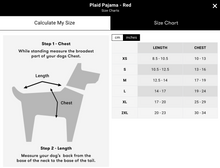 Load image into Gallery viewer, PLAID PAJAMA - RED