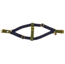 Load image into Gallery viewer, Navy Olive Step-In Harness by Eat Play Wag