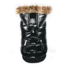 Load image into Gallery viewer, Elite Reflective Coat - Black by Hip Doggie