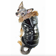 Load image into Gallery viewer, Elite Reflective Coat - Black by Hip Doggie