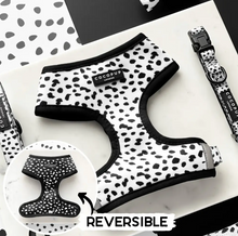 Load image into Gallery viewer, Monochrome Spots Reversible Harness