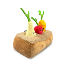 Load image into Gallery viewer, Hiding Veggies Interactive Plush Dog toy