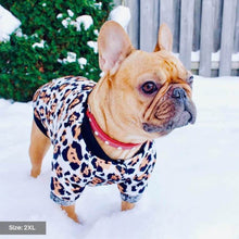 Load image into Gallery viewer, Leopard Dog Bomber Jacket by Spark Paws