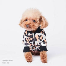 Load image into Gallery viewer, Leopard Dog Bomber Jacket by Spark Paws