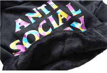 Load image into Gallery viewer, Anti Social Dog Hoodie - Black by Spark Paws