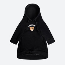 Load image into Gallery viewer, Teddy Bear Dog Hoodie - Black by Spark Paws