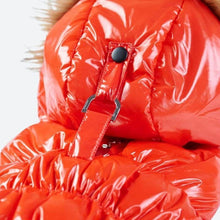 Load image into Gallery viewer, Ultra Down Puffer Jacket - Tangerine by Spark Paws