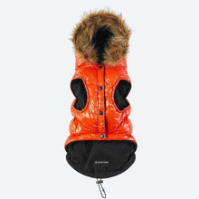 Load image into Gallery viewer, Ultra Down Puffer Jacket - Tangerine by Spark Paws