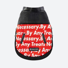 Load image into Gallery viewer, Vegan Leather Moto Vest - Red by Spark Paws